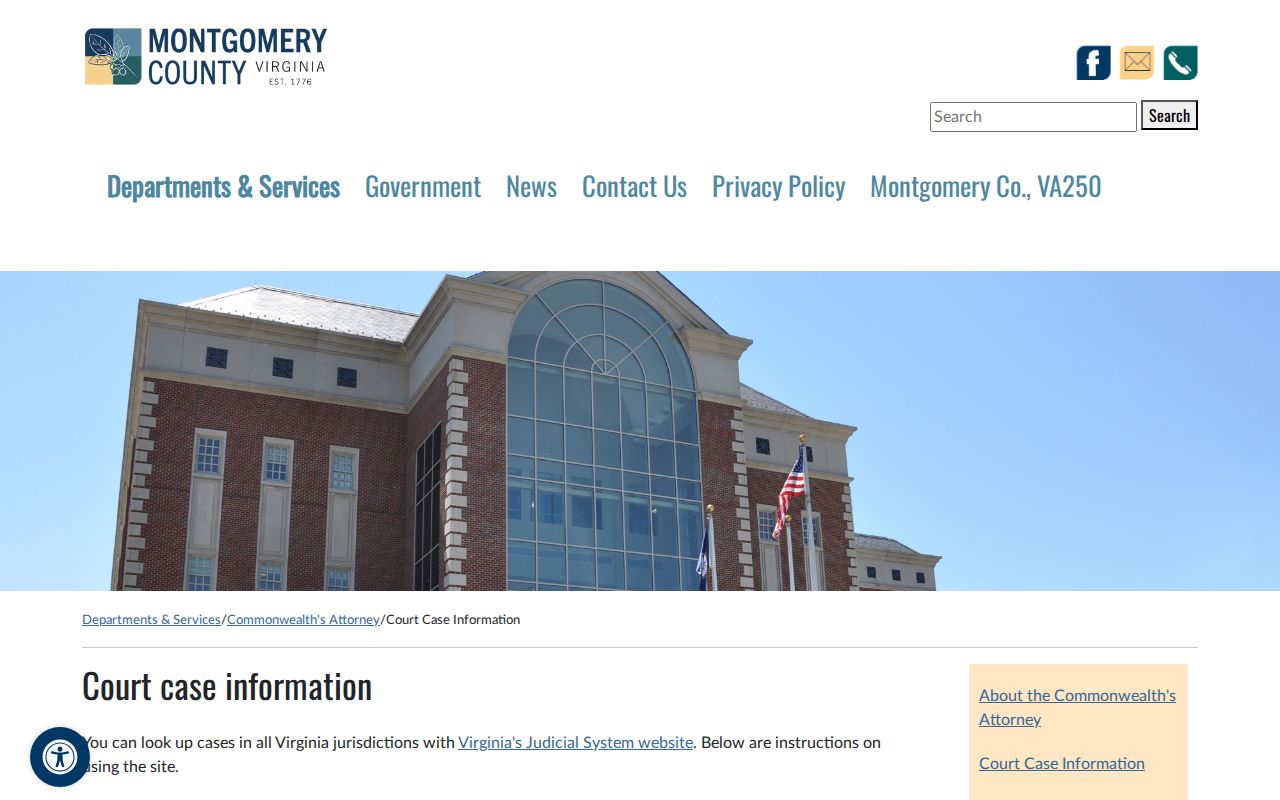 Montgomery County criminal court cases scheduling guidance