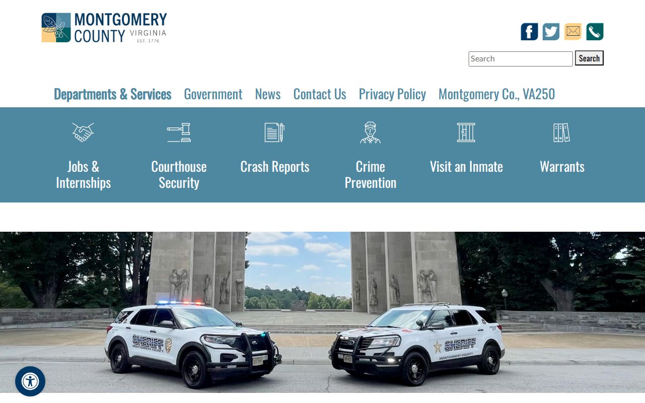 Montgomery County Sheriff's Office criminal and jail records